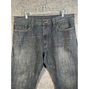 Levi Strauss & Co Mens 527 Slim Bootcut Jeans Blue W38 L30 Dark Wash Denim